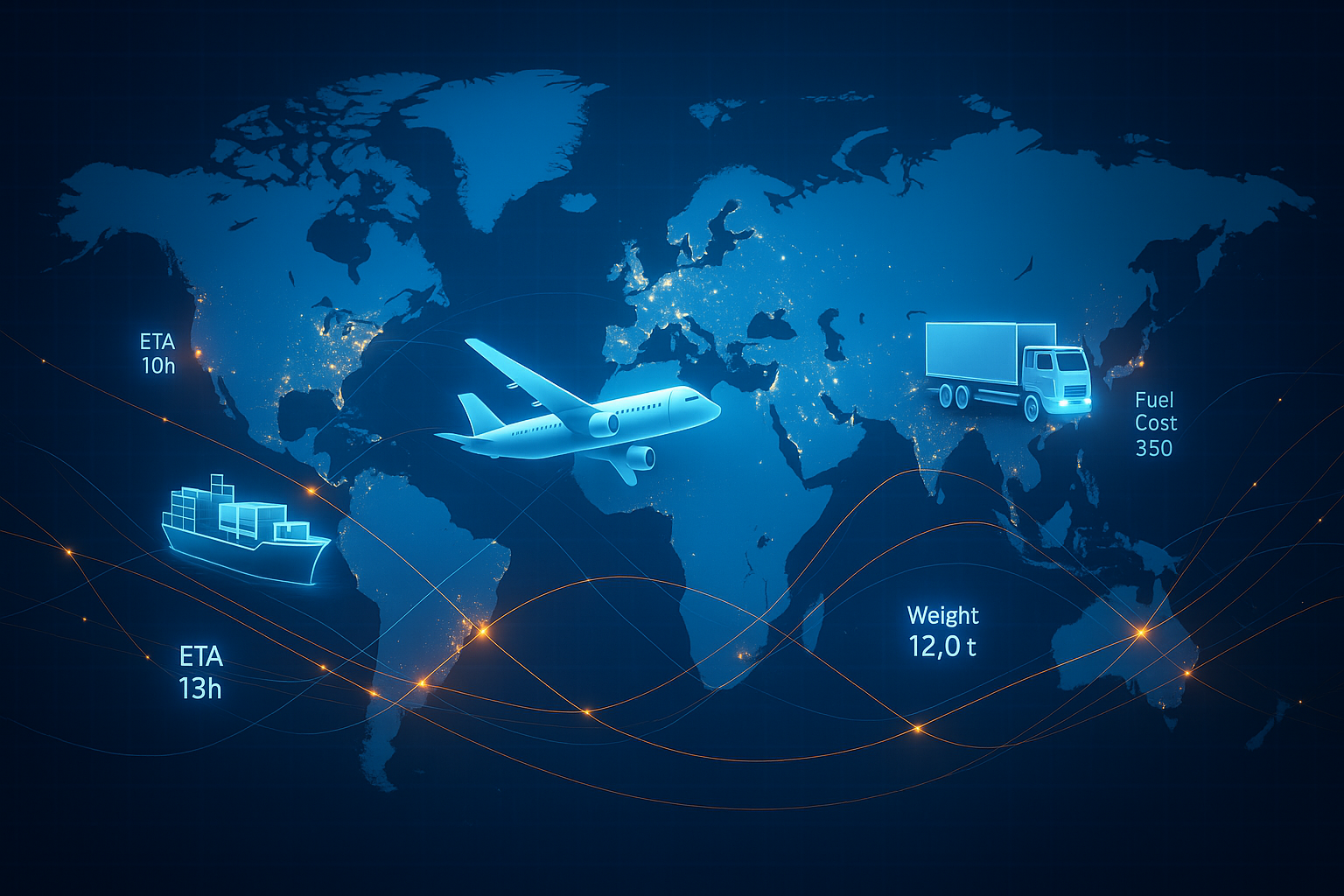 Global Transportation Network Visualization