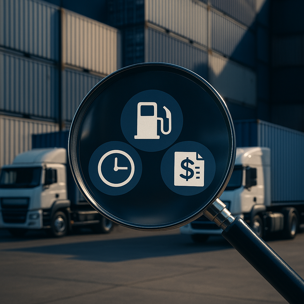 Hidden Costs in Logistics – Visual Metaphor