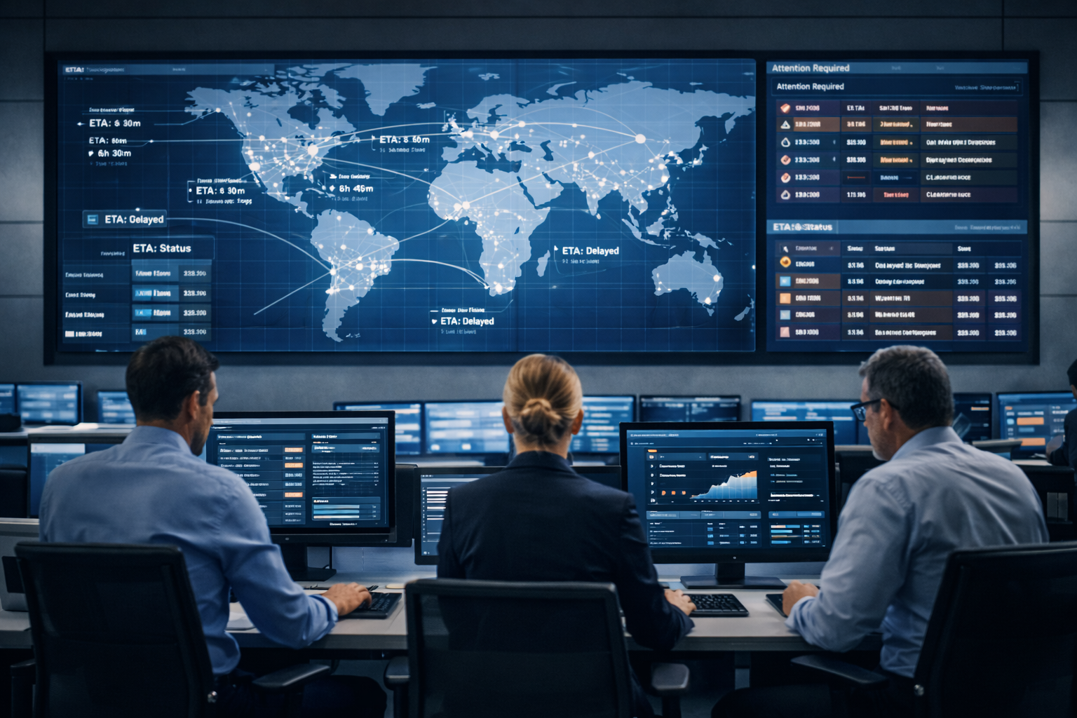 Global shipment monitoring command center