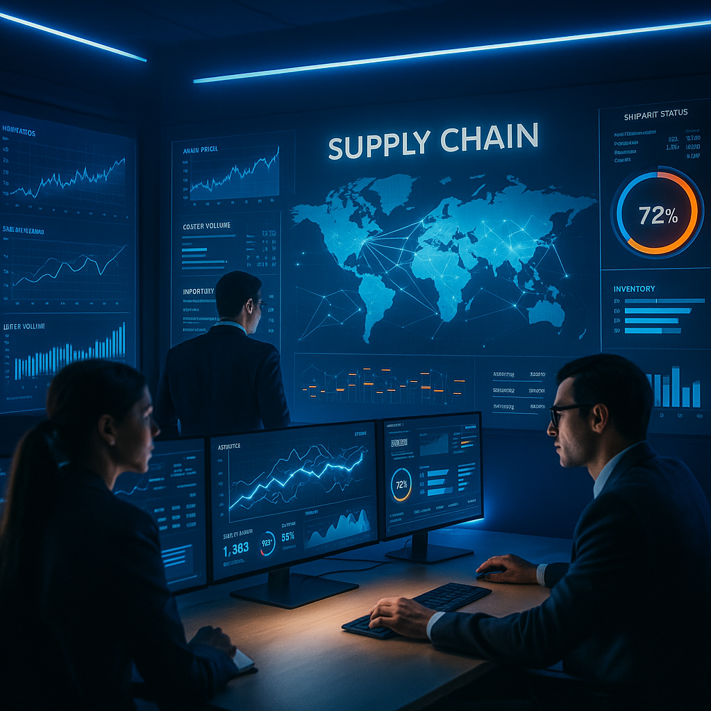 Connected Digital Supply Chain Control Room