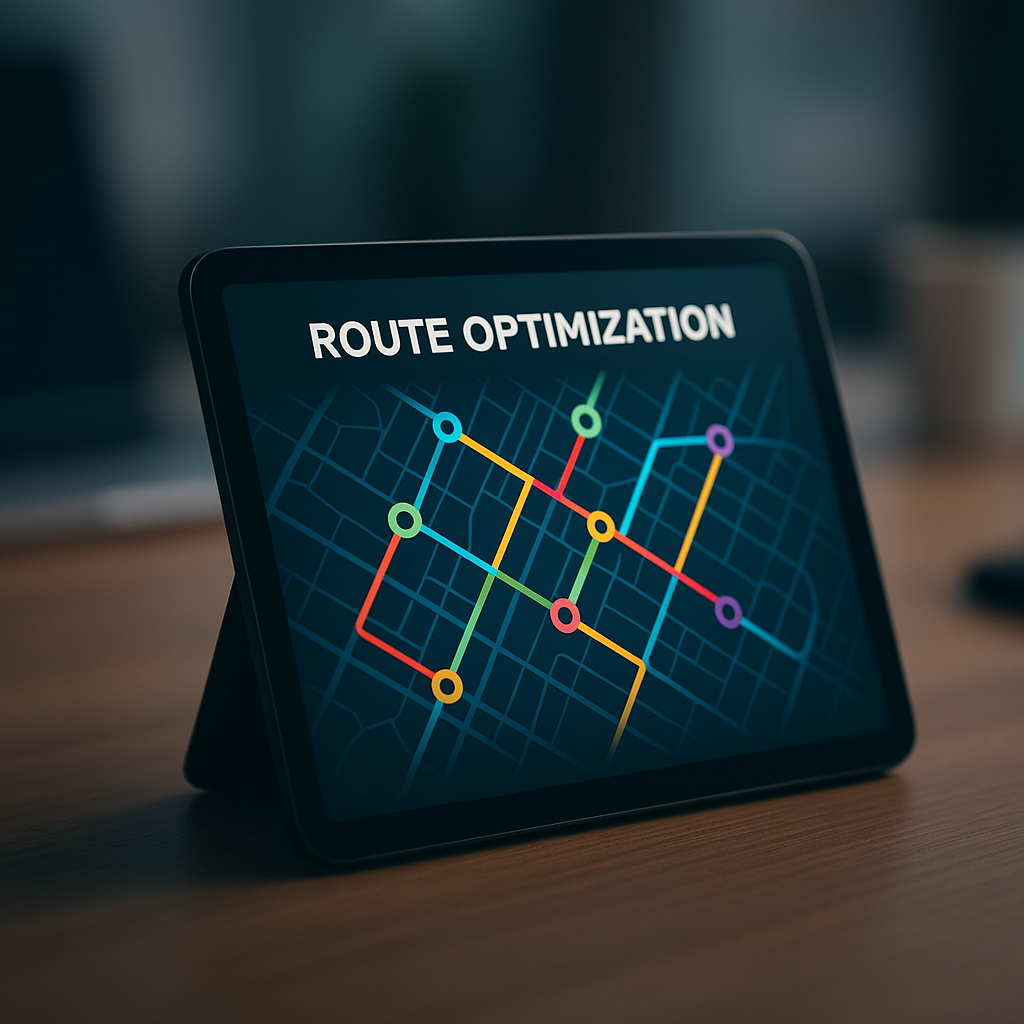 Route Optimisation Conceptual Visual