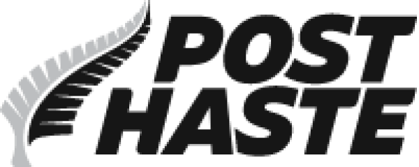 Post haste print logo